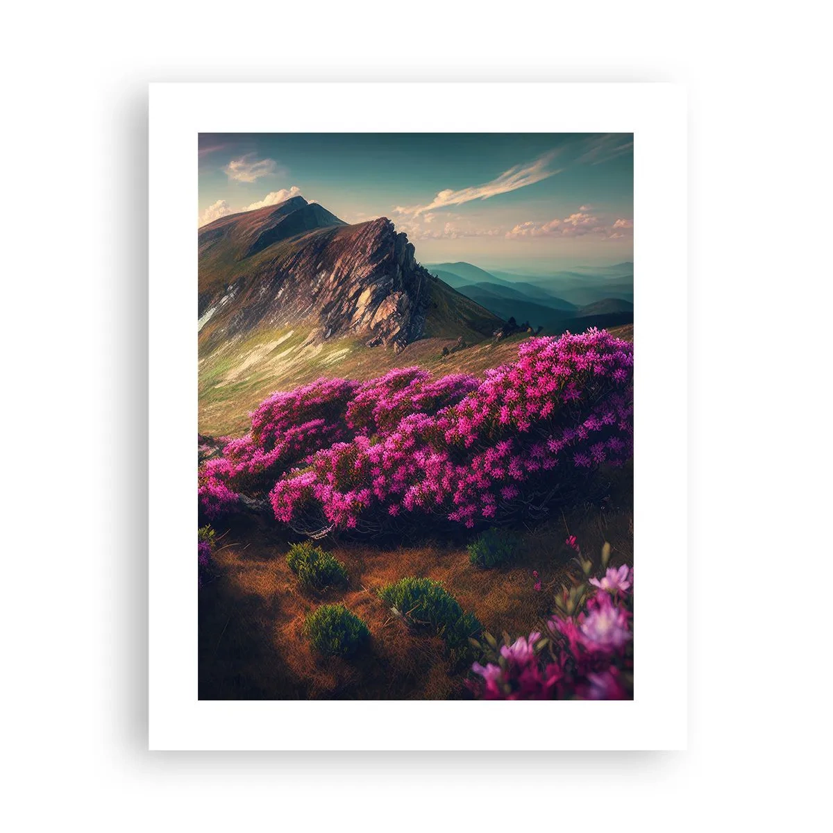 Poster - Sommer in den Bergen - 40x50 cm