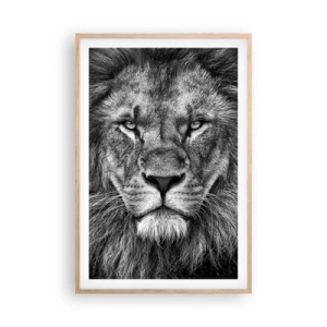 Poster in einem Rahmen aus heller Eiche - Im Krönungsgewand - 61x91 cm