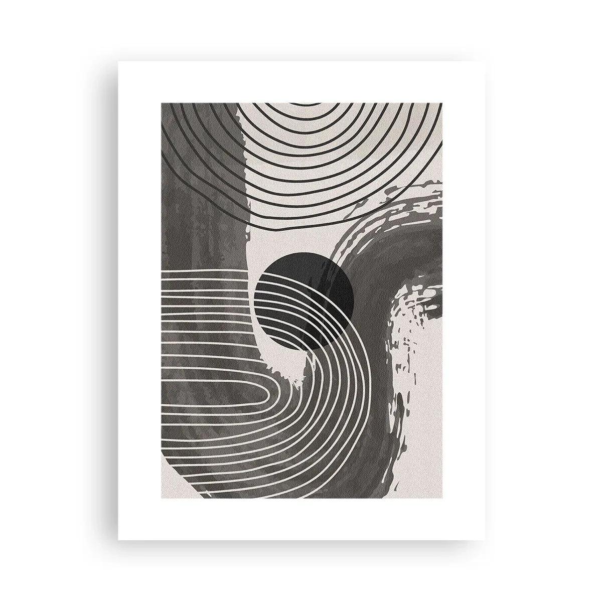 Poster - Oval gewinnt - 30x40 cm