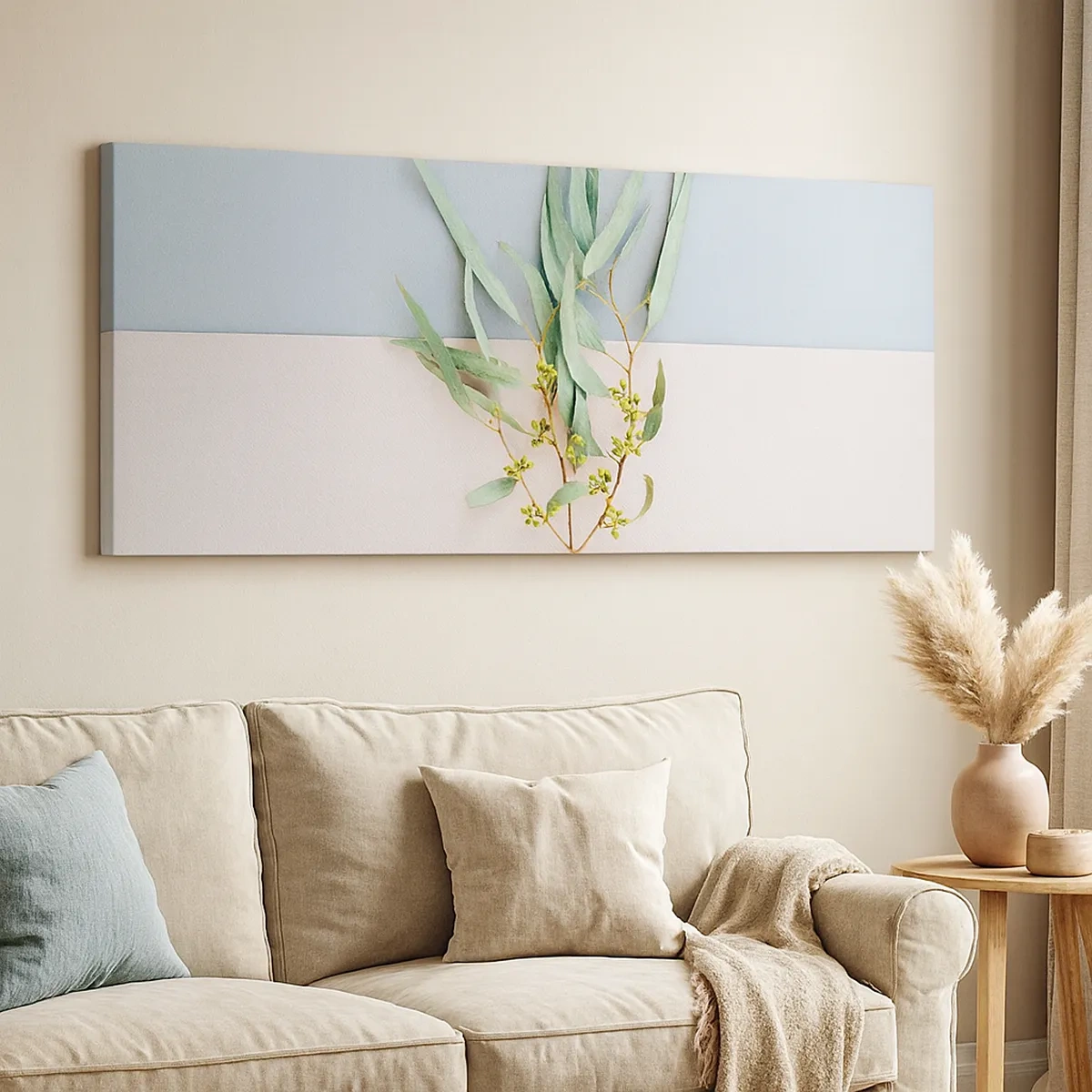 Bild auf Leinwand - Leinwandbild - Pastellige Subtilität - 30x30 cm