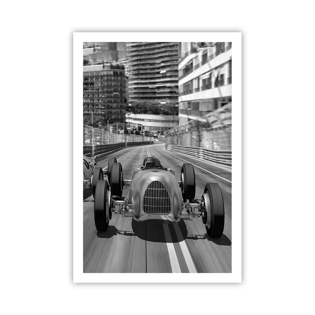 Poster - Vor langer Zeit in Monte Carlo - 61x91 cm