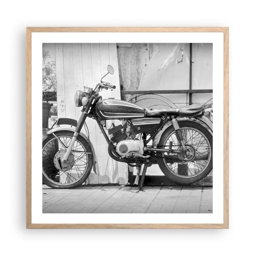 Poster in einem Rahmen aus heller Eiche - Klassik über alles - 60x60 cm