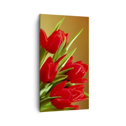 Bild auf Leinwand - Leinwandbild - Ein Haufen Frühlingsfreude - 45x80 cm