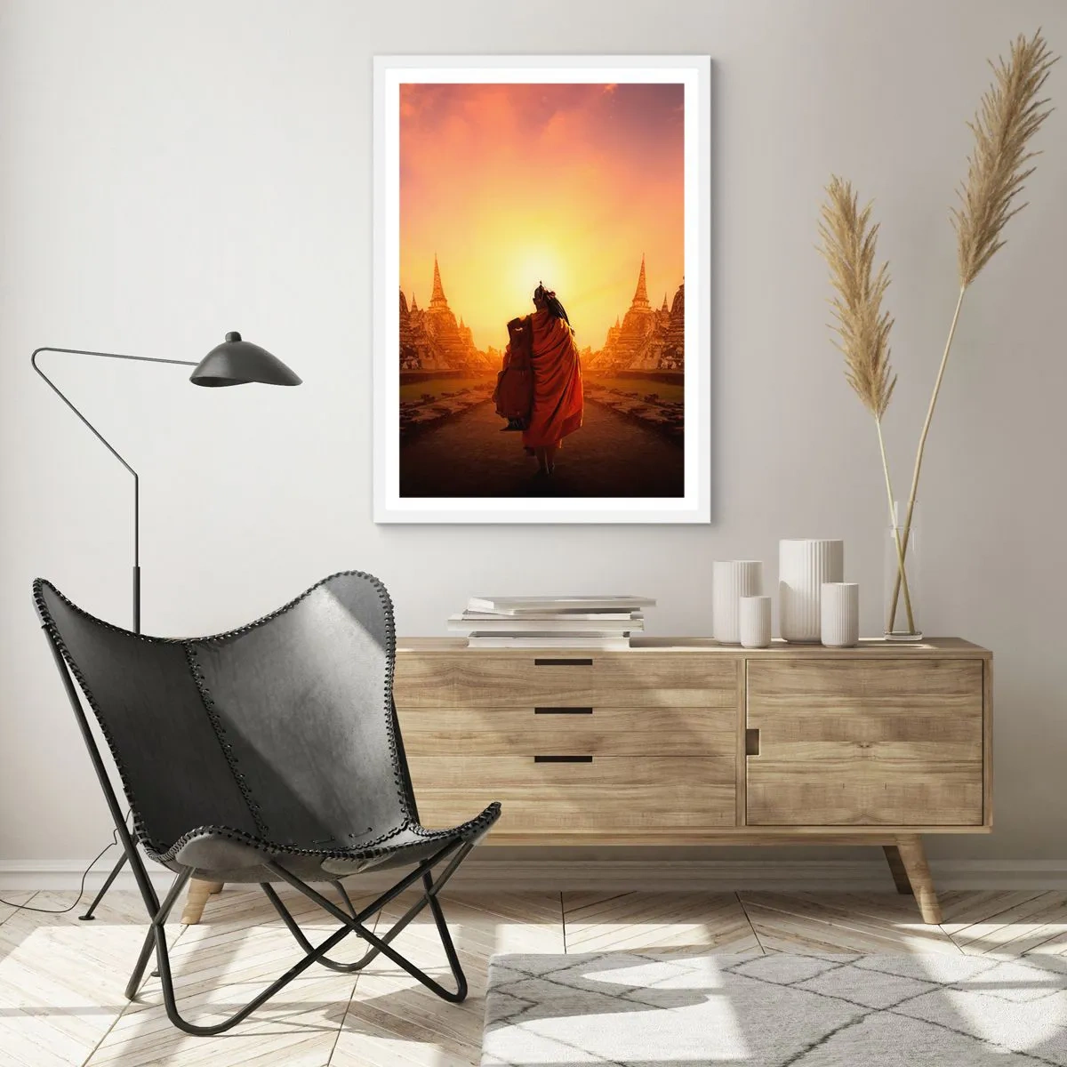 Poster in einem weißen Rahmen - In Frieden für die Ewigkeit - 70x100 cm