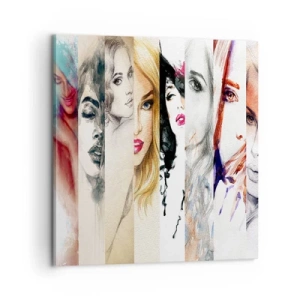 Bild auf Leinwand - Leinwandbild - Und es ist immer DU - 60x60 cm