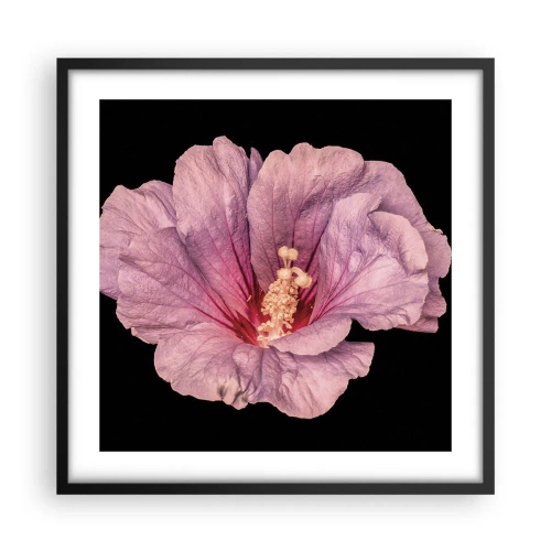 Poster in einem schwarzem Rahmen - Direkt ins Herz - 50x50 cm