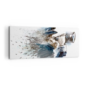 Bild auf Leinwand - Leinwandbild - Zehn auf der Beaufort-Skala! - 100x40 cm