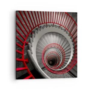 Bild auf Leinwand - Leinwandbild - Architekturspaß - 70x70 cm