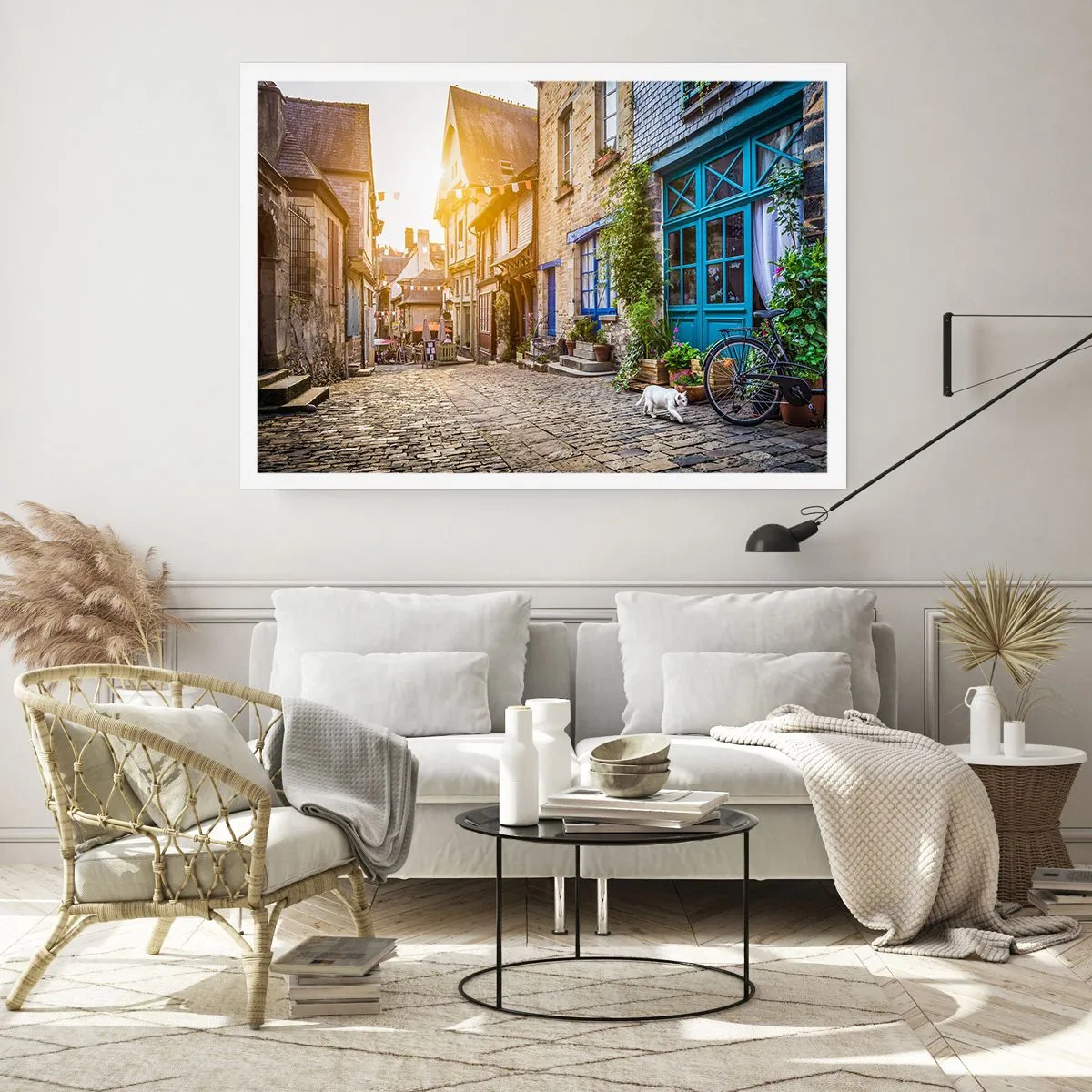 Poster - Der weiße Geist der Stadt - 91x61 cm