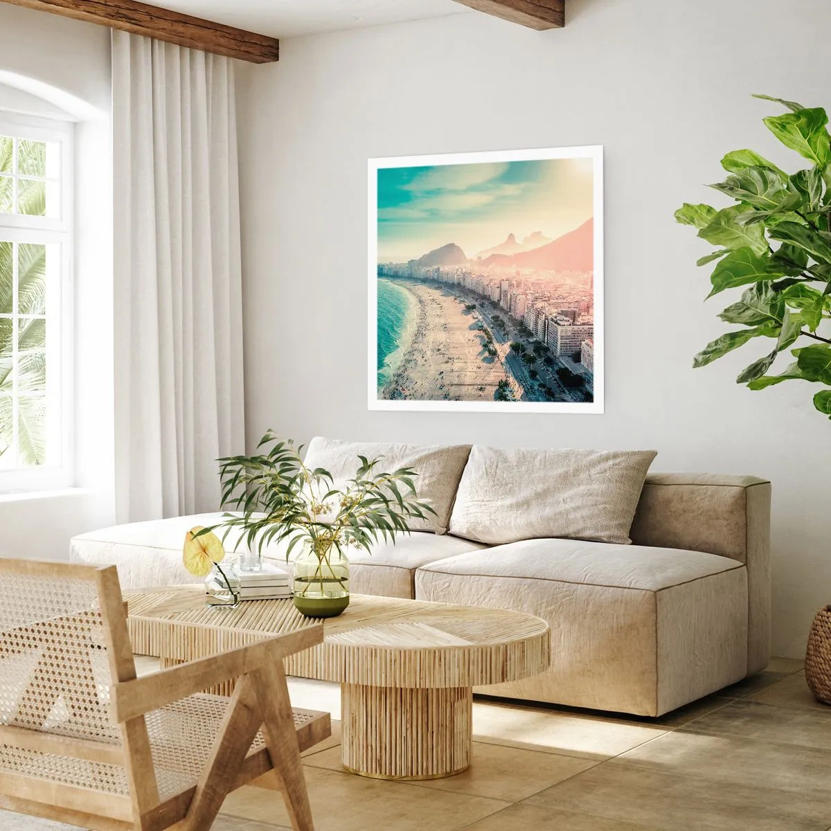 Poster - Ewiger Urlaub in Rio - 40x40 cm