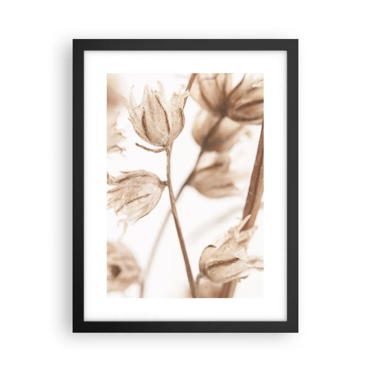 Poster in einem schwarzem Rahmen - Sie rufen am Ende des Sommers an - 30x40 cm