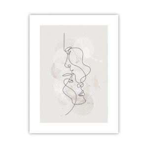 Poster - Verstrickt in eine Umarmung - 30x40 cm