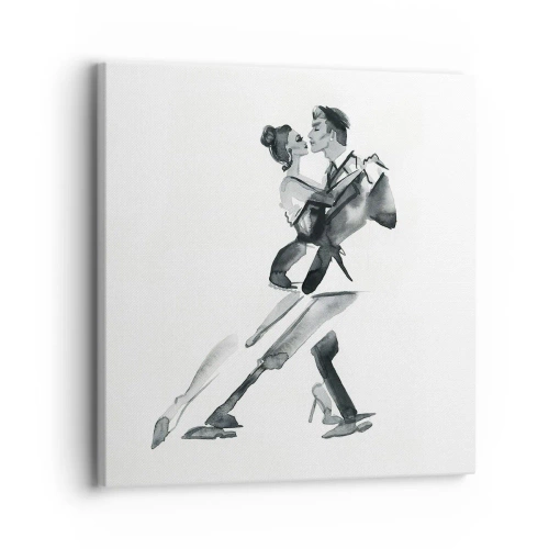 Bild auf Leinwand - Leinwandbild - In einem Schlag - 30x30 cm