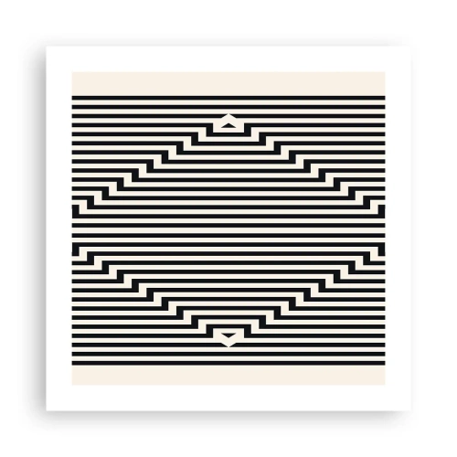 Poster - Geometrische Illusion - 50x50 cm