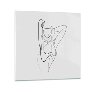 Glasbild - Bild auf glas - So, wie du wirklich bist ... - 30x30 cm