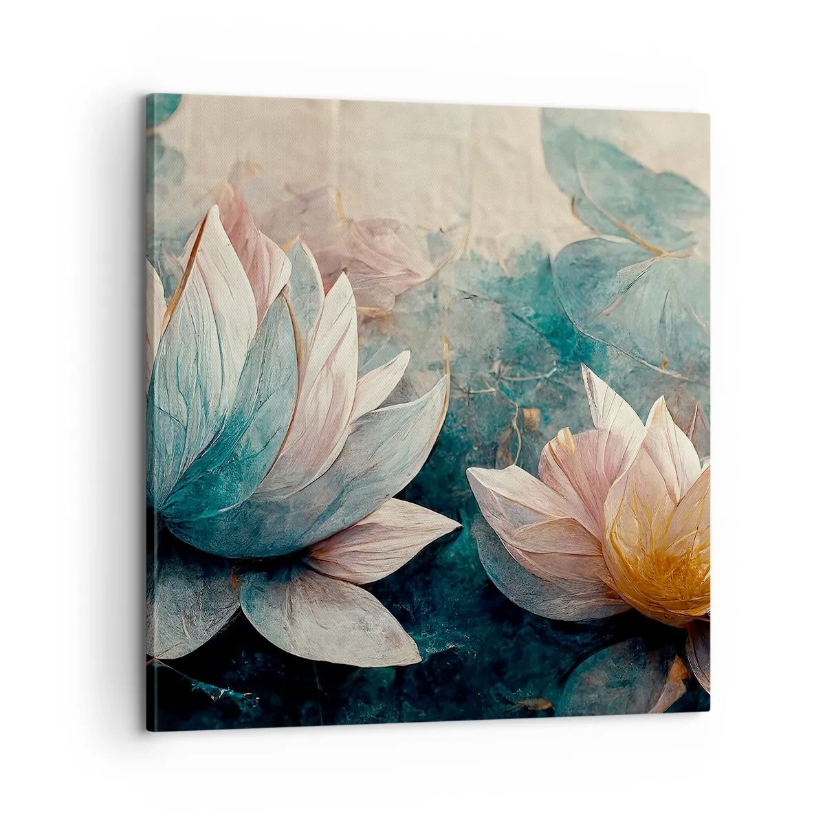 Bild auf Leinwand - Leinwandbild - Seesterne - 60x60 cm