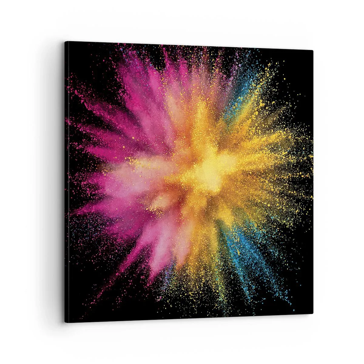 Bild auf Leinwand - Leinwandbild - Die Geburt der Farben - 60x60 cm