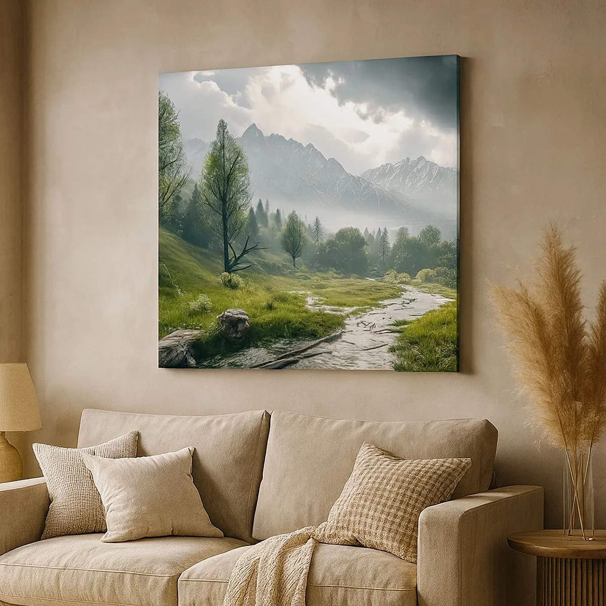 Bild auf Leinwand - Leinwandbild - Hin und zurück - 30x30 cm