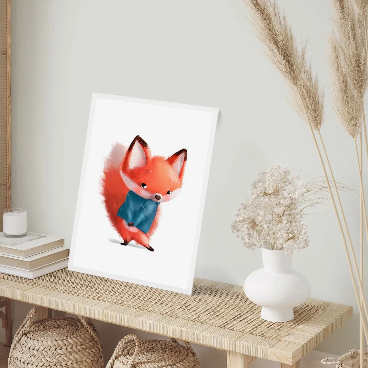 Poster in einem weißen Rahmen - Steht mir das gut? - 40x50 cm