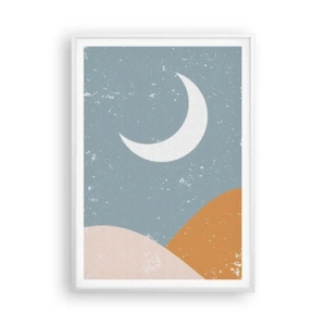 Poster in einem weißen Rahmen - Wunder vieler Nächte - 70x100 cm