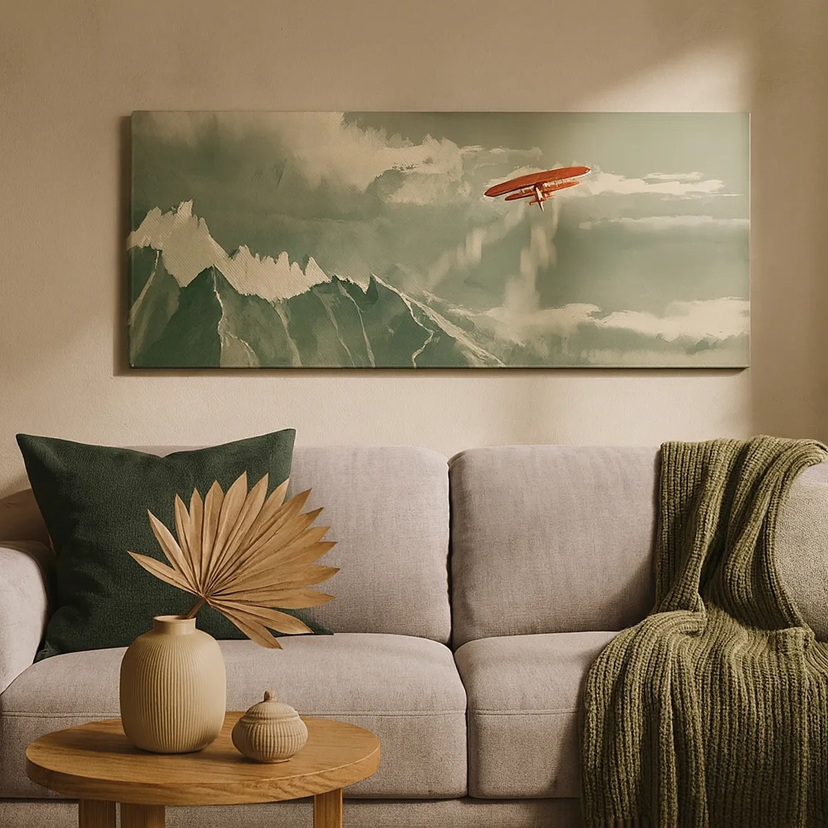 Bild auf Leinwand - Leinwandbild - Furchtloser Pionier - 30x30 cm