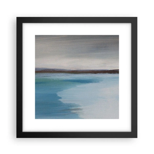 Poster in einem schwarzem Rahmen - Horizontale Landschaft - 30x30 cm