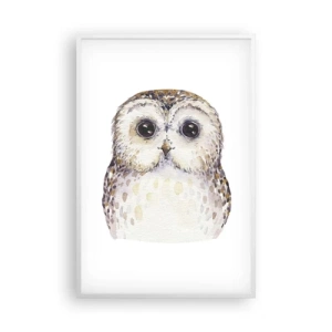 Poster in einem weißen Rahmen - Schau mir in die Augen - 61x91 cm