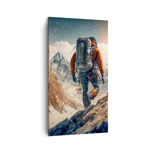 Bild auf Leinwand - Leinwandbild - Einsamer Krieger - 45x80 cm