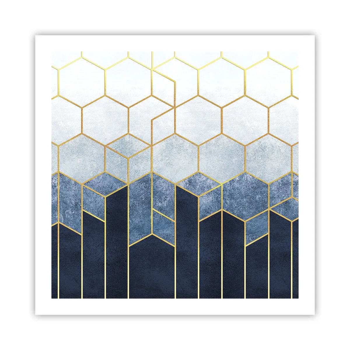 Poster - Komposition im synkopischen Rhythmus - 60x60 cm