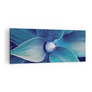 Bild auf Leinwand - Leinwandbild - Bläulich vom Himmel - 100x40 cm