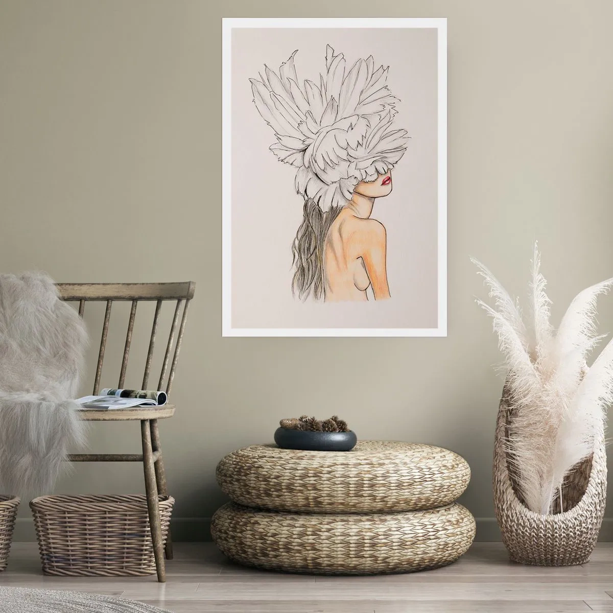 Poster - Gekrönte Schönheit - 30x40 cm