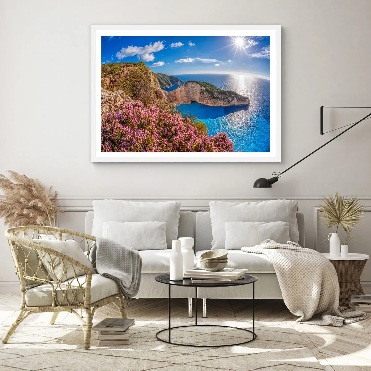 Poster in einem weißen Rahmen - Mein toller Griechenlandurlaub - 40x30 cm