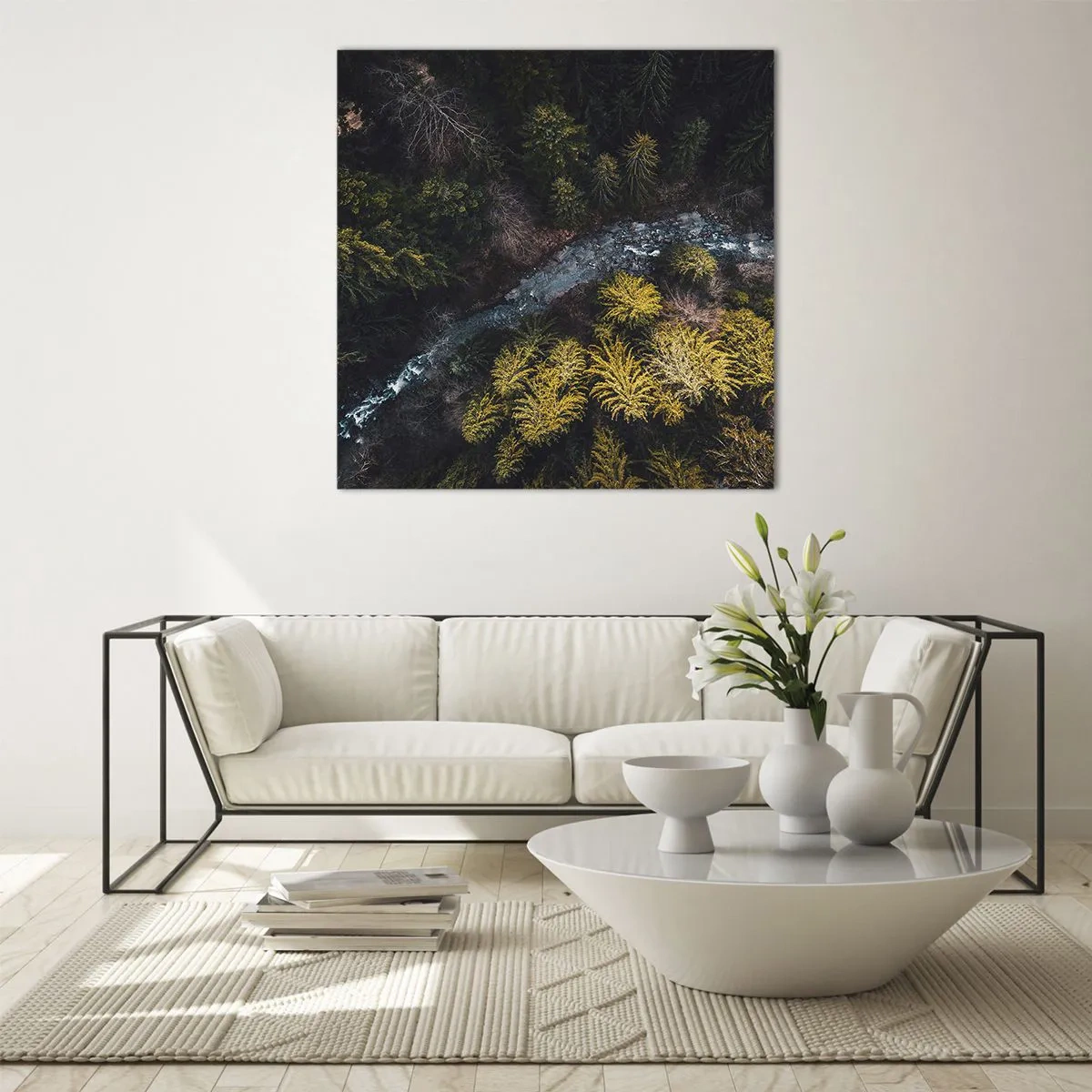 Glasbild - Bild auf glas - Schnell und immer schneller - 70x70 cm