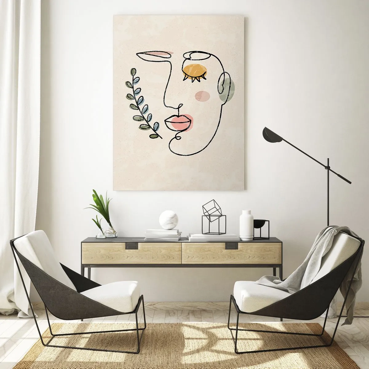 Glasbild - Bild auf glas - Frieden ist gefunden - 70x100 cm