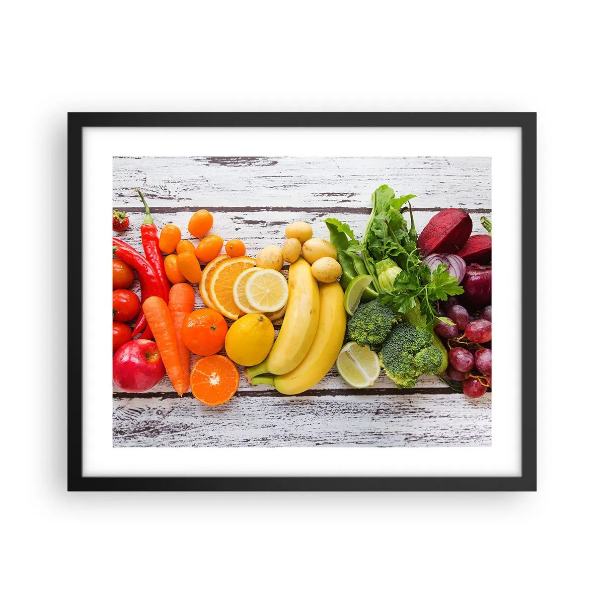 Poster in einem schwarzem Rahmen - Es ist nicht genug? - 50x40 cm