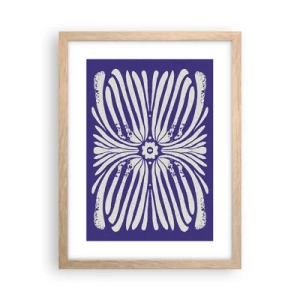 Poster in einem Rahmen aus heller Eiche - Ethnische Inspirationen - 30x40 cm