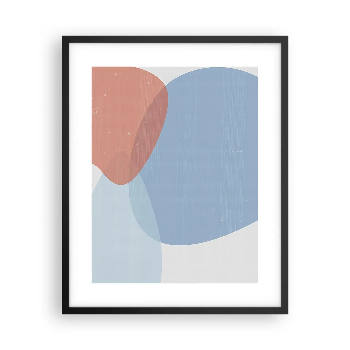 Poster in einem schwarzem Rahmen - Pastellbeziehungen - 40x50 cm
