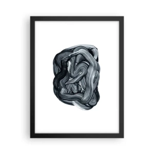 Poster in einem schwarzem Rahmen - Es ist nicht so einfach - 30x40 cm
