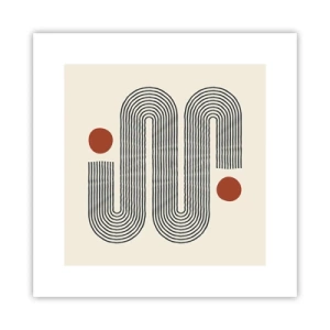 Poster - Vom Anfang bis zum Ende - 30x30 cm