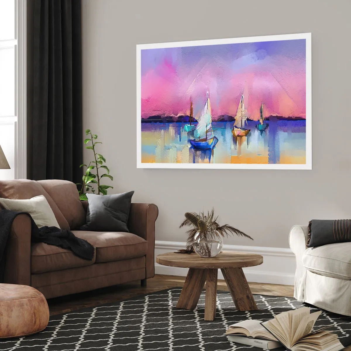 Poster - Richtung: breites Wasser - 40x30 cm