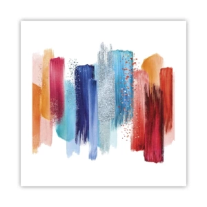 Poster - Auf und ab - 50x50 cm