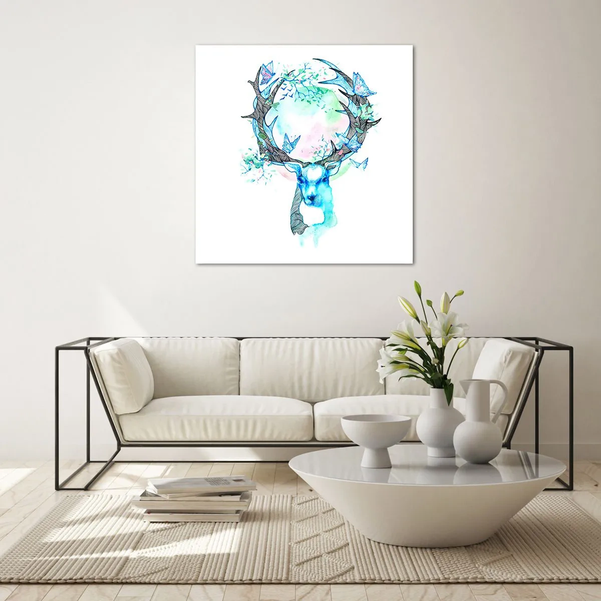 Glasbild - Bild auf glas - Die Kraft und Feinheit der Natur - 50x50 cm
