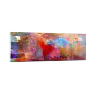 Glasbild - Bild auf glas - Schau in den Regenbogen - 90x30 cm