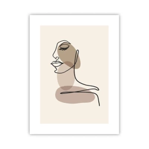 Poster - Sich selbst zugehört - 30x40 cm