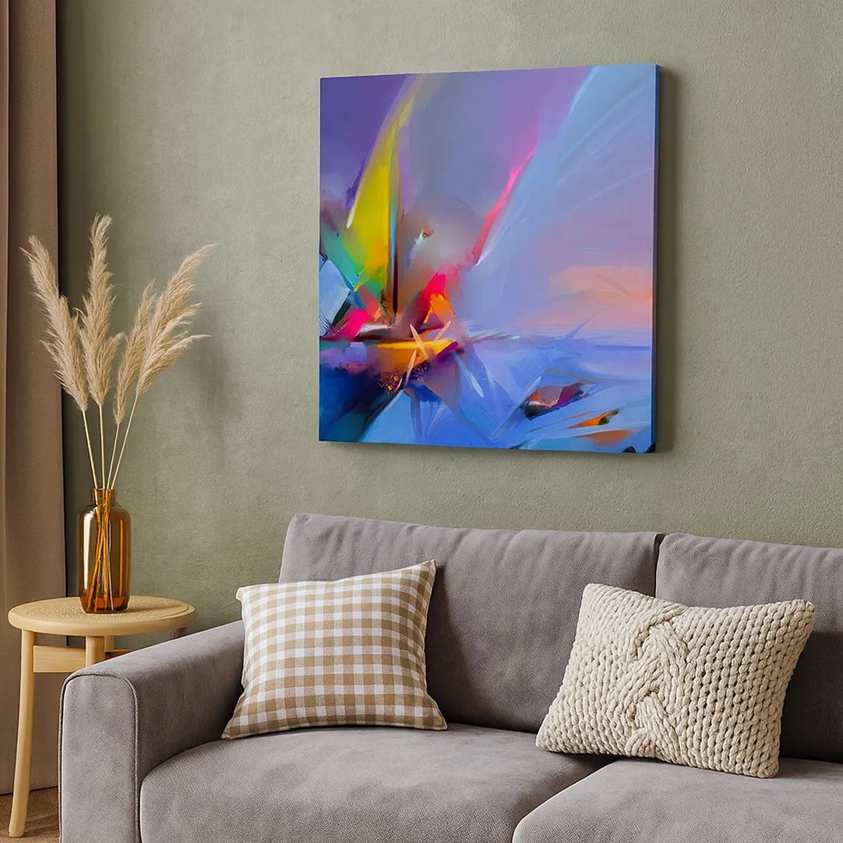 Bild auf Leinwand - Leinwandbild - Propeller wie ein Vogel - 30x30 cm