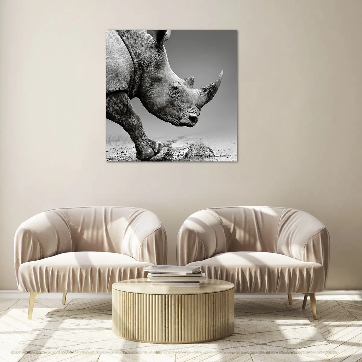 Glasbild - Bild auf glas - Unaufhaltsame Stärke - 40x40 cm