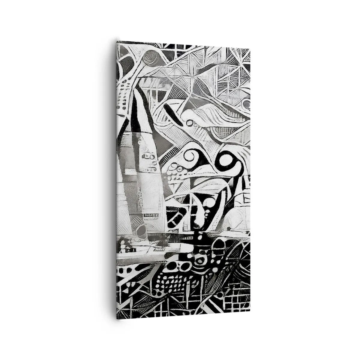 Bild auf Leinwand - Leinwandbild - Zwischen den Wellen - 65x120 cm