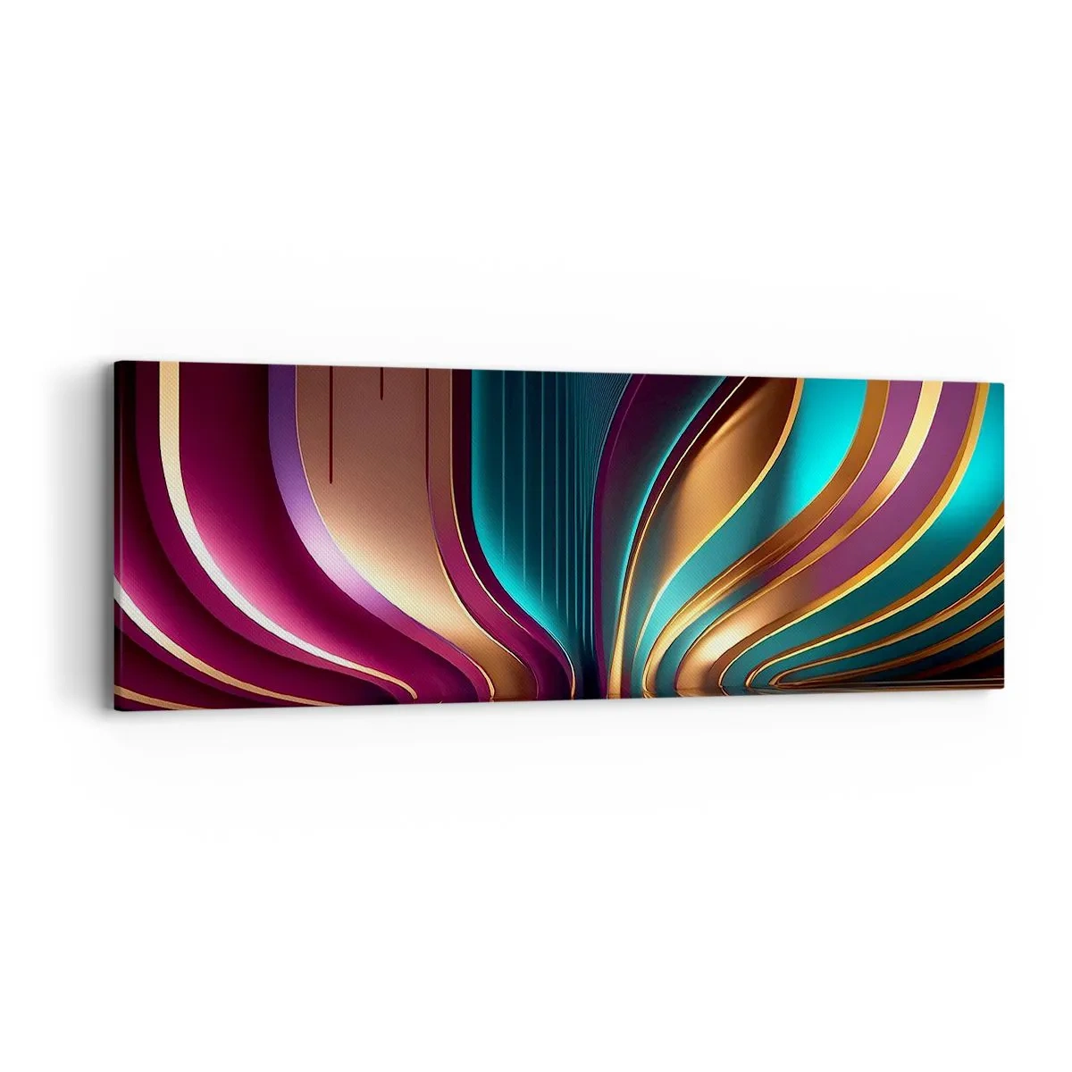 Bild auf Leinwand - Leinwandbild - Architektur des Lichts - 90x30 cm