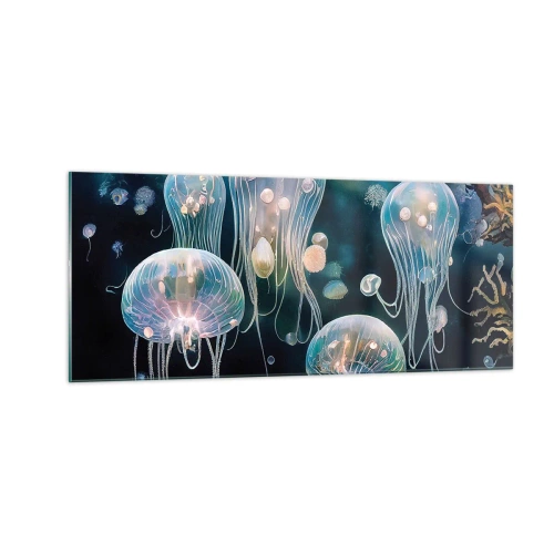 Glasbild - Bild auf glas - Unterwasserball - 100x40 cm