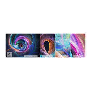 Fototapeten Muster Premium Sand - Wohin wirst du mich bringen? - Abstraktion, Stück, Wirbel - 100x30 cm
